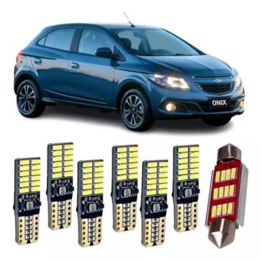 Imagem de Kit Lâmpadas Led Canbus Onix 12v 10w Iluminação 6500k - Gusta Car Part