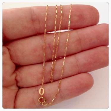 Imagem de Conjunto De Corrente De 60cm E Pulseira De Ouro 18k Fina - RD Magazine