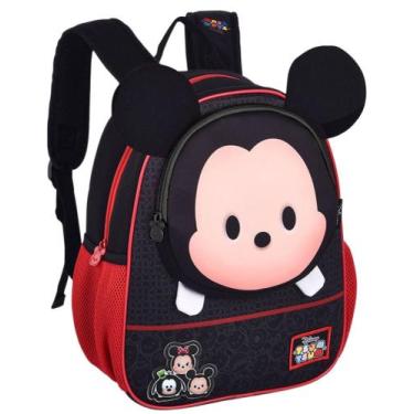 Imagem de Mochila De Costas Infantil Escolar Passeio Menina TSUM TSUM Minnie/Mic