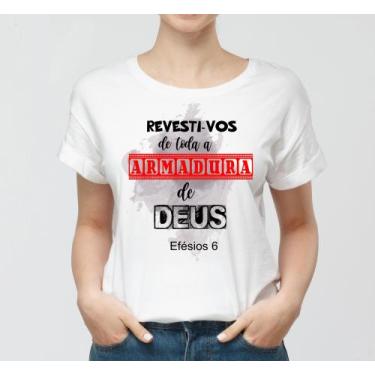 Imagem de Blusa T-shirt Camiseta Feminina Estampada, estampas evangélica - Innov