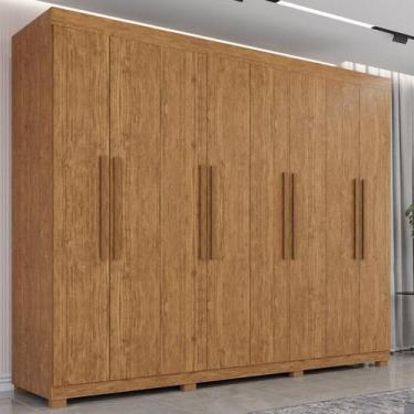 Imagem de Guarda roupa milano 8pts prime- cinamomo - IMOP