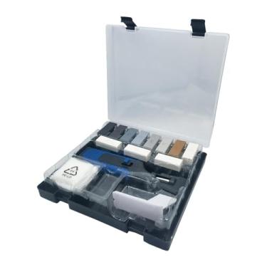 Imagem de Ioensy Kit de cera para reparo de piso, bastões de cera e ferramenta de derretimento, caneta versátil profissional, conjunto de de cera, ferramenta de