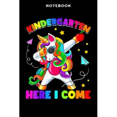 Imagem de Notebook Fūnnÿ Kindērgārtēn Ūnicōrn Dābbing Bāck Tō Schōōl Kids Mēmē: 6x9 inch, over 100 pages/Lined Journal,Homeschool,Book,Financial,Event,A Blank