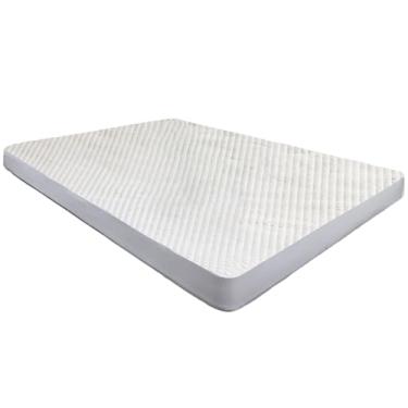 Imagem de Capa Protetora de Colchão Casal Tecido Matelado Impermeável Hipoalergênico Anti Ácaro Não Esquenta