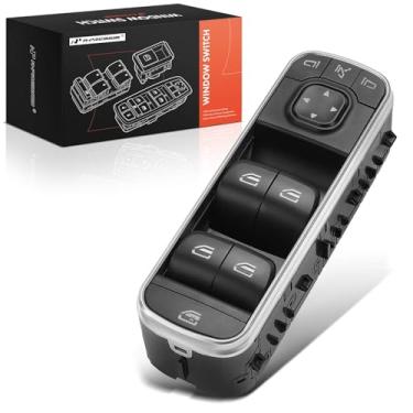 Imagem de A-Premium Substituição do interruptor de janela para Mercedes-Benz GLA GLB CLA GLE 2019-2023 A-Class G-Class 2018-2023 Volvo S60 2019-2023, dianteiro esquerdo