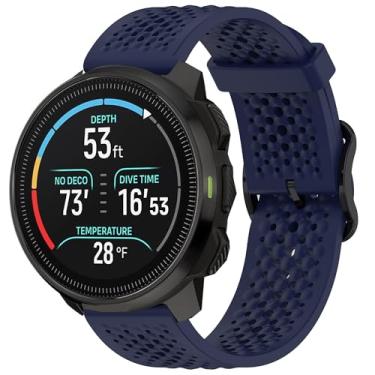 Imagem de Compatível com pulseiras SUUNTO Ocean, pulseira de silicone de 20 mm, 22 mm com fivela de metal compatível com SUUNTO Ocean, Race, Race S, vertical, 9 Peak Pro, 5 Peak, 3
