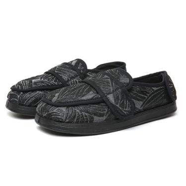 Imagem de Legou Sapatos de tecido macio de caminhada tamanho grande para meia-idade e idosos extra largo, cor da imagem 1, 34 BR