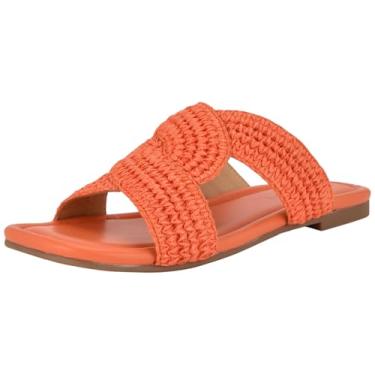 Imagem de Nine West Sandália rasteira feminina Quara, Laranja 800, 38