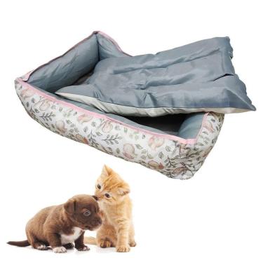 Imagem de Cama Caminha Cachorro Cao Gato Pet Colchonete Macio Resistente Lavavel Espaçoso Aconchegante Animal De Estimaçao