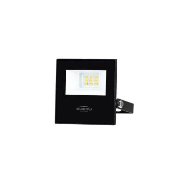 Imagem de Refletor Blumenau Led Play 10w Preto Bivolt 3000k Luz Amarela
