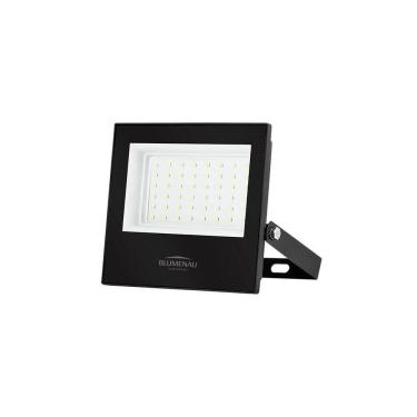 Imagem de Refletor Blumenau Led Play 50w Preto Bivolt Luz Verde