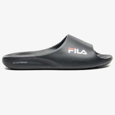 Imagem de Chinelo Gáspea Fila Drifter Foam Unissex Preto, 41/42