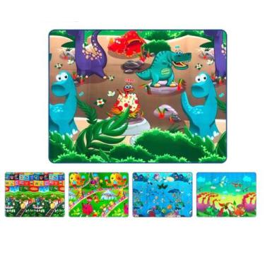 Imagem de Tapete Tatame Bebê Infantil Térmico - Impermeável  Desenho Infantil - 