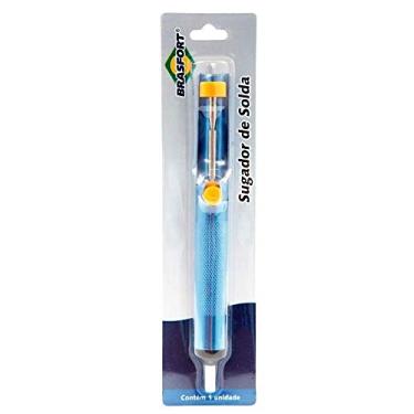 Imagem de Sugador de Solda em Alumínio BRASFORT, Brasfort, Alumínio, Azul