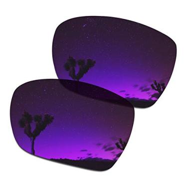 Imagem de SmartVLT Lentes de reposição masculinas roxas plasma para óculos de sol Oakley Deviation OO4061