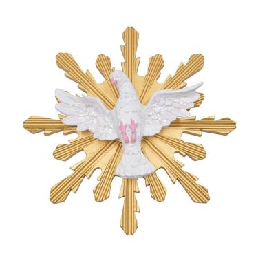 Imagem de Divino Espirito Santo Resina Decoração Religioso 20Cm