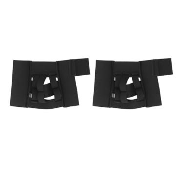 Imagem de Luva de beisebol de Bordstract, 2pcs Luvas de treinamento de beisebol de fibra de poliéster para treinamento em campo externo interno, pega bolas de 1,5 a 2,4 polegadas