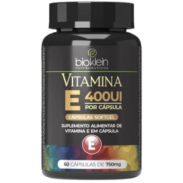 Imagem de Vitamina E 60 Cápsulas Softgel 400ui - Bioklein