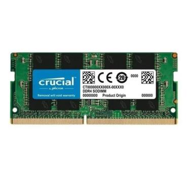 Imagem de Memória Crucial 16GB DDR4 2666 SODIMM - Melhore seu Notebook