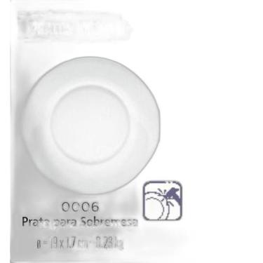 Imagem de Jogo De Prato Astral 04 Pratos Sobremesa -19Cm Vidro - Nadir Figueired