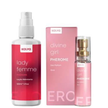 Imagem de Hidratante Loção lady Femme Perfume Divine Feromonios Kalya