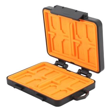 Imagem de Caixa de Cartão de Memória Portátil Com Grande Capacidade, à Prova de água e à Prova de Poeira, para Cartões de Nano SIM do Drone de Câmera, Com Plástico ABS e Material de