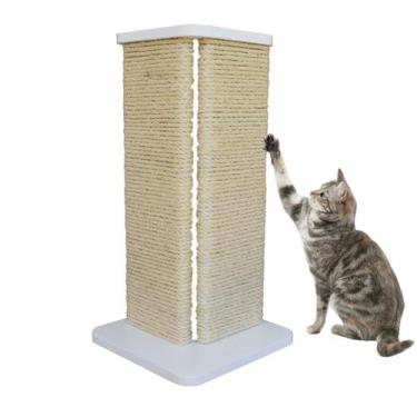 Imagem de Arranhador Gato Canto Sofá modelo Sisal - Branco - Maderacco