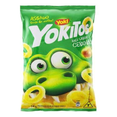 Imagem de Kit c/ 4 Salgadinho de Milho Anel Yoki Yokitos cebola 54g