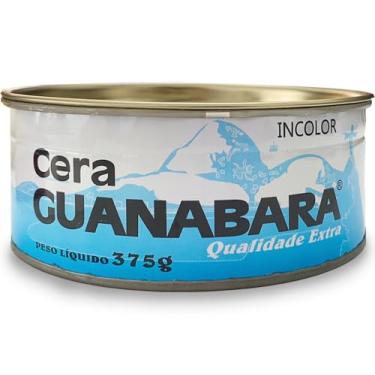 Imagem de Cera Guanabara em Pasta, Incolor, 375g, para Mármore, Piso e Móveis, Qualidade Extra