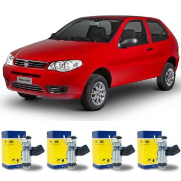 Imagem de Kit 4 Bicos Injetor de Combustível Fiat Palio/Uno/Siena/Strada 97 a 17