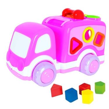 Imagem de Caminhão De Brinquedo Didático Peças De Encaixar Educativo - Super Toy