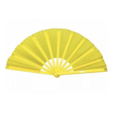 Imagem de Leque Oriental Grande Dança Kung Fu Taí Chi Chuan Liso Performance - C