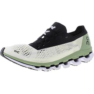 Imagem de Tênis ON Running CLOUDBOOM Feminino Branco e Preto