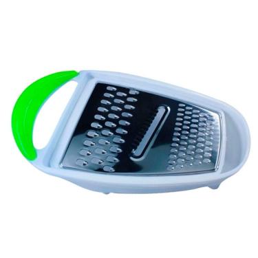 Imagem de Ralador Verde Com Recipiente Coletor 26cm