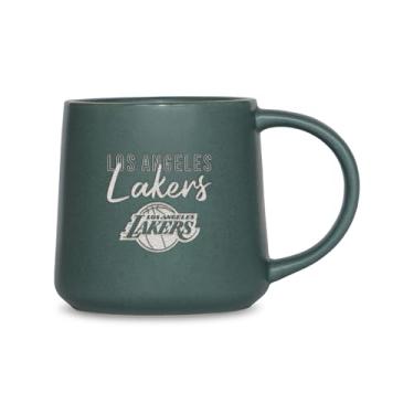 Imagem de Rico Industries NBA Basketball Los Angeles Lakers Sage 473 ml Caneca cônica de cerâmica