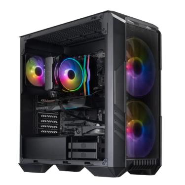 Imagem de Cooler Master HAF 5 Pro PC para jogos de alto desempenho - Intel i5 12400F - NVIDIA GeForce RTX 4060 Ti - 16GB DDR4 3200MHz - SSD M.2 NVMe de 1TB - WiFi - Windows 11 - Computador desktop