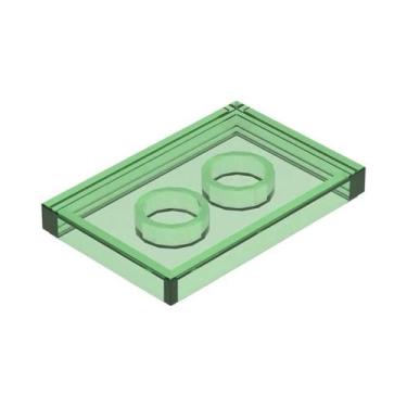 Imagem de Tijolos De Figura Fina 140 Peças 2x3 Pontos Lisos Sem Furo Acessórios 