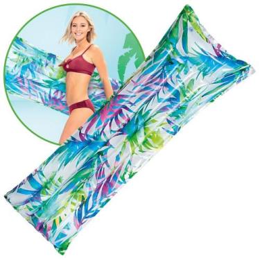 Imagem de Colchão Inflável Piscina Praia Esteira Fashion - Intex, Folhas