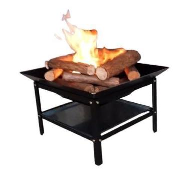 Imagem de Lareira 50Cm Para Jardim Fogueira Externa Portatil A Lenha - Lazer E V