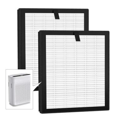 Imagem de Volvian Filtro De Substituição F1 Compatível Com Purificador Ar Ameifu F1, Dupla Face Para Casa, Sala Grande, Hepa H13 True E Carvão Ativado Quarto, Animais Estimação, Fumaça Incêndio, Pacote 2