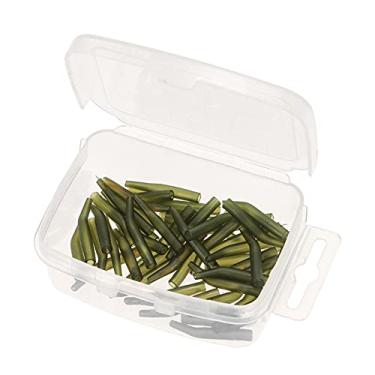 Imagem de Qudai 50Pcs / Lot Carp Fishing Gancho Manga Camisola de cabelo Line Aligner Sleeves Soft Anti Tangle Fishing Tackle Aligner Carp Fishing Accessories