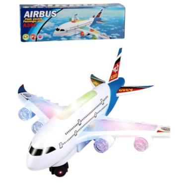 Imagem de Avião Boing Brinquedo Jumbo Com Som Luz Bate e Volta