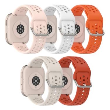 Imagem de Pulseira para Amazfit Bip 6/Bip 5, pulseira de silicone de liberação rápida de 22 mm para smartwatch Amazfit GTR 4/3/3 Pro/2/2e/GTR de 47 mm (sem rastreador)