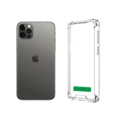Imagem de Capa compatível com IPhone 12 Pro Max capinha transparente - Hrebos