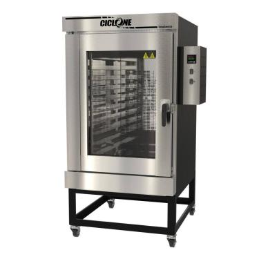 Imagem de Forno Turbo Elétrico Venâncio Ciclone 10 esteiras Interior Inox Exterior Aço Carbono Trifásico 220V FTCE10