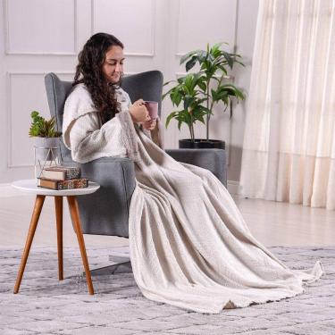 Imagem de Manta Luxor Com Mangas Toque Flannel