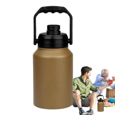 Imagem de Balde Térmico para | Recipiente de de 2 Litros com Alça | Garrafa De Água Portátil Para Camping Piquenique Praia Piscina Exterior Jardim Hotel E Viagem