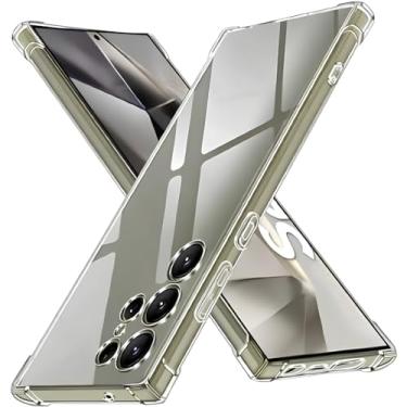 Imagem de Capa Capinha Com Bordas Anti Impacto Para Galaxy S24 Ultra Tela de 6,8 Polegadas (Bluepink)