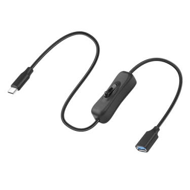 Imagem de JSADZKJ Cabo de extensão USB 3.0 para USB C, cabo USB para tipo C OTG suporta dados/carregamento 2A/5V USB A para C cabo de dados para pen drive, mouse, lâmpada de mesa, ventilador USB - 1,64 m
