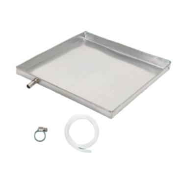 Imagem de Bothyi Kit de bandeja coletora de água para ar condicionado, acessórios, coletor de água, conveniente, fácil de usar, peças práticas, kit de bandeja coletora